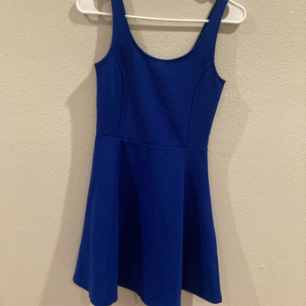 Divided Royal Blue Knit Top
